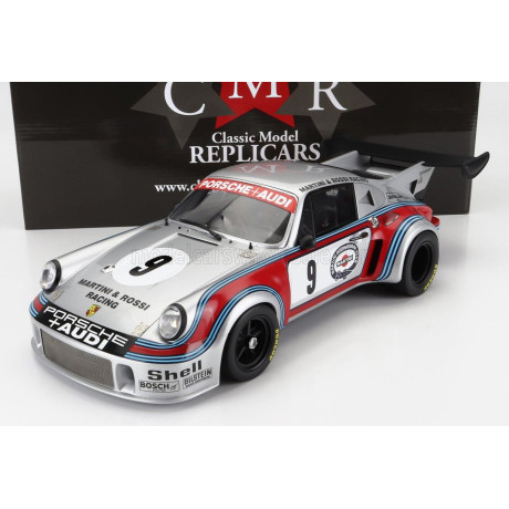 CMR PORSCHE 911 930 CARRERA RSR TURBO 2.1L TEAM MARTINI & ROSSI RACING N 9 2nd 6h WATKINS GLEN 1974 G.V.LENNEP - H.MULLER - SILV
