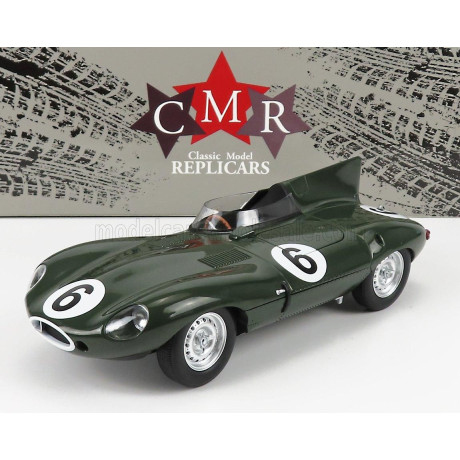 CMR JAGUAR D-TYPE TEAM JAGUAR CARS LTD N 6 WINNER 24h LE MANS 1955 J.M.HAWTHORN - I.L.BUEB - BRITISH RACING GREEN 1/18