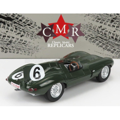 CMR JAGUAR D-TYPE TEAM JAGUAR CARS LTD N 6 WINNER 24h LE MANS 1955 J.M.HAWTHORN - I.L.BUEB - BRITISH RACING GREEN 1/18