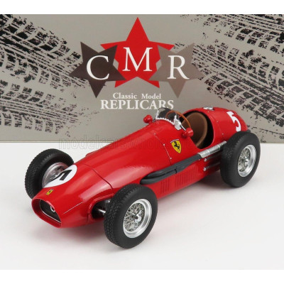CMR FERRARI F1 500 F2 SCUDERIA FERRARI N 5 WINNER BRITISH GP WORLD CHAMPION 1953 ALBERTO ASCARI - RED 1/18