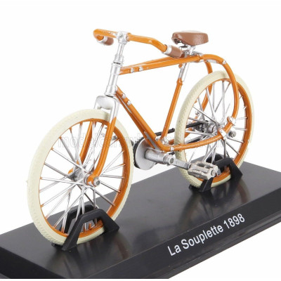 EDICOLA BICICLETTA LA SOUPLETTE BICYCLE 1898 - ORANGE BEIGE 1/15