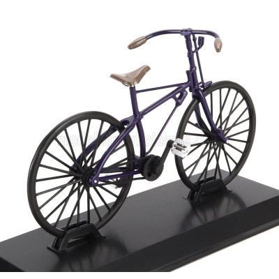 EDICOLA BICICLETTA CROSS FRAME SAFETY BICYCLE 1888 - PURPLE BLACK 1/15