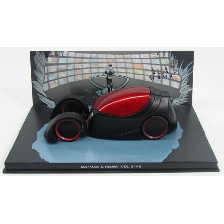 EDICOLA BATMAN BATMOBILE - BATMAN & ROBIN 5 - BLACK RED 1/43