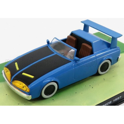 EDICOLA BATMAN BATMOBILE - DETECTIVE COMICS 597 - LIGHT BLUE BLACK 1/43