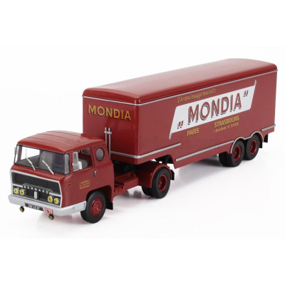 EDICOLA BERNARD TDA180 TRUCK DEMENAGEMENTS MONDIA TRANSPORTS 1960 - WITHOUT CARD BOX - RED 1/43