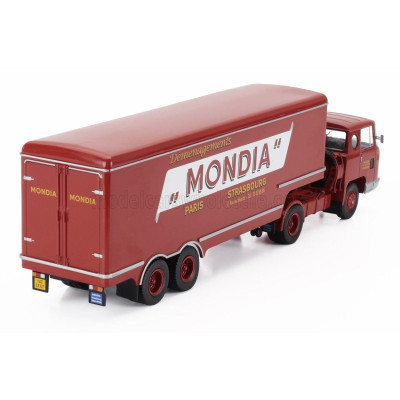 EDICOLA BERNARD TDA180 TRUCK DEMENAGEMENTS MONDIA TRANSPORTS 1960 - WITHOUT CARD BOX - RED 1/43
