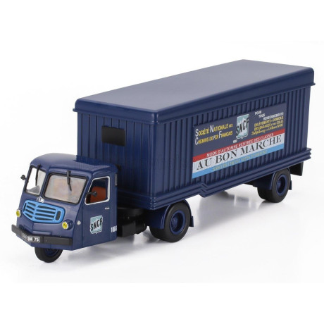 EDICOLA FAR TRUCK SNCF SOCIETE NATIONALE DES CHEMINS DE FER FRANCAIS 1953 - WITHOUT CARD BOX - BLUE 1/43