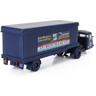 EDICOLA FAR TRUCK SNCF SOCIETE NATIONALE DES CHEMINS DE FER FRANCAIS 1953 - WITHOUT CARD BOX - BLUE 1/43