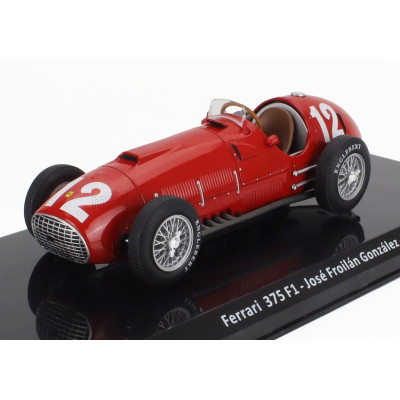 EDICOLA FERRARI F1  375 N 12 SEASON951 JOSE FROILAN GONZALEZ - CON VETRINA - WITH SHOWCASE - RED 1/24