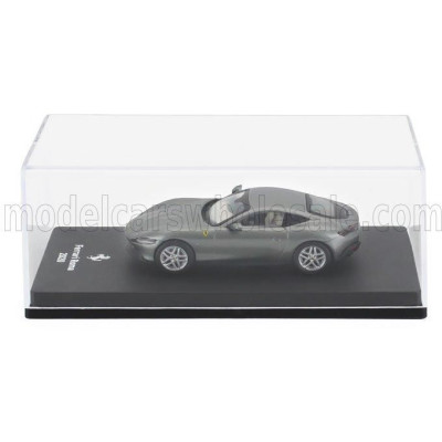EDICOLA FERRARI ROMA 2020 - CON VETRINA - WITH SHOWCASE - GRIGIO MEDIO - GREY 1/64