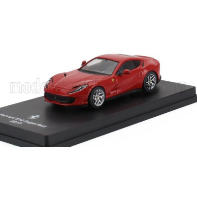 EDICOLA FERRARI 812 SUPERFAST 2017 - CON VETRINA - WITH SHOWCASE - ROSSO CORSA 322 - RED 1/64