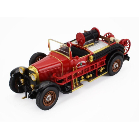 EDICOLA DELAHAYE TYPE 92 SPIDER SDIS DE WINTZENHEIM FIRE ENGINE 1926 - RED BLACK 1/43