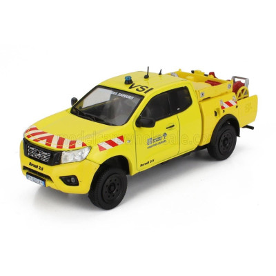 EDICOLA NISSAN BAROUD 3.5L PICK-UP VPF FIRE ENGINE FORESTIER BOUCHES DU RHONE 2015 - YELLOW 1/43