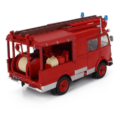 EDICOLA RENAULT 1000kg TANKER TRUCK FIRE ENGINE 1965 - RED 1/43