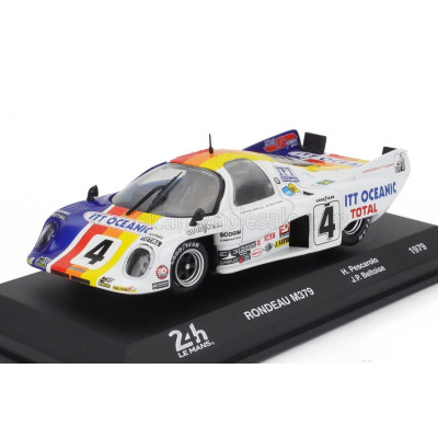 EDICOLA RONDEAU M379 3.0L V8 TEAM J.RONDEAU N 4 24h LE MANS 1979 JEAN PIERRE BELTOISE - HENRI PESCAROLO - WHITE RED BLUE 1/43