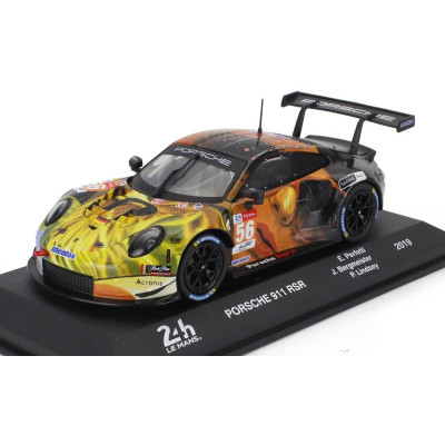 EDICOLA PORSCHE 911 991 RSR 4.0L TEAM PROJECT N 56 WINNER LMGTE AM CLASS 24h LE MANS 2019 JORG BERGMEISTER - PATRICK LINDSEY - E