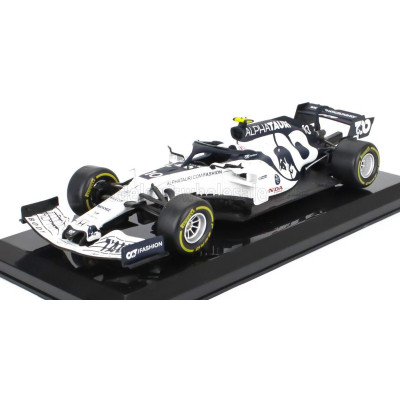 EDICOLA ALPHA TAURI F1  AT01 HONDA RA620H TEAM ALPHA TAURI F1 N 10 SEASON 2020 PIERRE GASLY - CON VETRINA - WITH SHOWCASE - WHIT