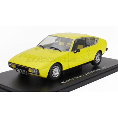 EDICOLA MATRA SIMCA BAGHEERA 1974 - CON VETRINA - WITH SHOWCASE - YELLOW 1/24