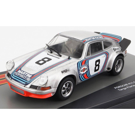 EDICOLA PORSCHE 911 CARRERA 2.8 RSR COUPE TEAM MARTINI RACING N 8 WINNER TARGA FLORIO 1973 HERBERT MULLER - GIJS VAN ENNEP - SIL