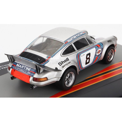 EDICOLA PORSCHE 911 CARRERA 2.8 RSR COUPE TEAM MARTINI RACING N 8 WINNER TARGA FLORIO 1973 HERBERT MULLER - GIJS VAN ENNEP - SIL