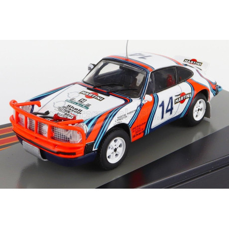 EDICOLA PORSCHE 911 SC 3.0 COUPE MARTINI RACING (night version) N 14 2nd RALLY EAST AFRICAN SAFARI 1978 VIC PRESTON Jr. - JOHN L