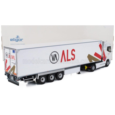 ELIGOR DAF XG TRUCK SEMI-FRIGO ALS TRANSPORTS 2021 - WHITE 1/43