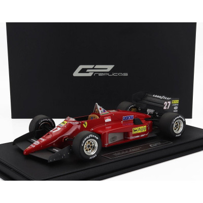 GP REPLICAS FERRARI F1  156/85 N 27 SEASON 1985 M.ALBORETO - RED 1/18