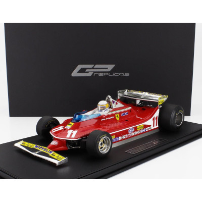 GP REPLICAS FERRARI F1  312T4 N 11 WORLD CHAMPION POLE POSITION AND WINNER MONACO GP (with pilot figure) 1979 JODY SCHECKTER - R
