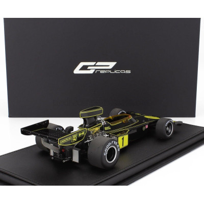 GP REPLICAS LOTUS F1  72E TEAM LOTUS JPS N 1 WINNER MONACO GP 1974 RONNIE PETERSON - BLACK GOLD 1/18