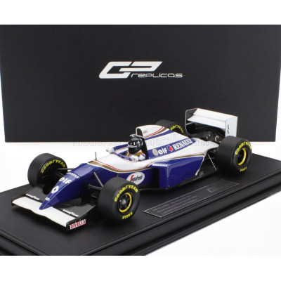 GP REPLICAS WILLIAMS F1  FW16 TEAM ROTHMANS RENAULT N 0 2nd BRAZILIAN GP (with pilot figure) 1994 DAMON HILL - BLUE WHITE 1/18