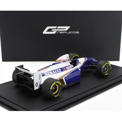 GP REPLICAS WILLIAMS F1  FW16 TEAM ROTHMANS RENAULT N 0 2nd BRAZILIAN GP (with pilot figure) 1994 DAMON HILL - BLUE WHITE 1/18