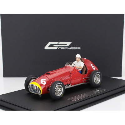 GP REPLICAS FERRARI F1  375 N 6 2nd SPANISH GP (with pilot driver) 1951 JOSE FROILAN GONZALEZ - RED 1/18