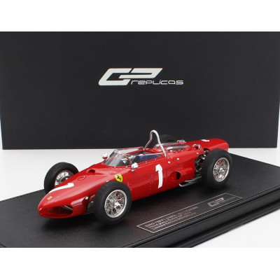 GP REPLICAS FERRARI F1  156 N 1 3rd DUTCH ZANDVOORT GP 1962 PHIL HILL - RED 1/18