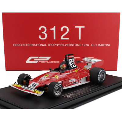 GP REPLICAS FERRARI F1  312T TEAM EVEREST N 36 BRDC INTERNATIONAL TROPHY SILVERSTONE (with pilot figure) 1976 GIANCARLO MARTINI