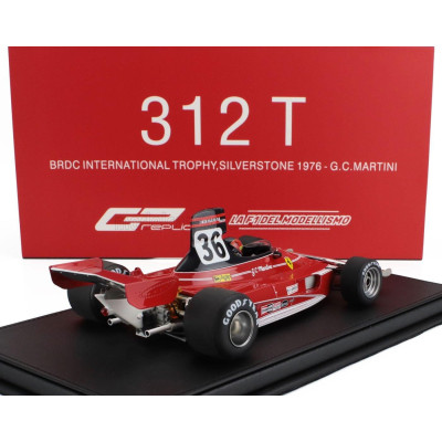 GP REPLICAS FERRARI F1  312T TEAM EVEREST N 36 BRDC INTERNATIONAL TROPHY SILVERSTONE (with pilot figure) 1976 GIANCARLO MARTINI