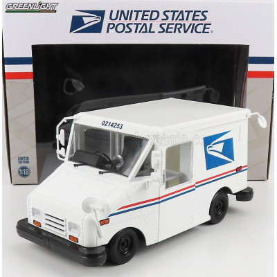 GREENLIGHT GRUMMAN LLV TRUCK VAN USPS MAIL POST 2010 - WHITE 1/18