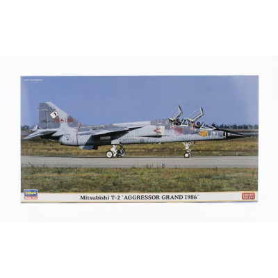 HASEGAWA MITSUBISHI T-2 AGGRESSOR AIRPLANE MILITARY 1986 1/48