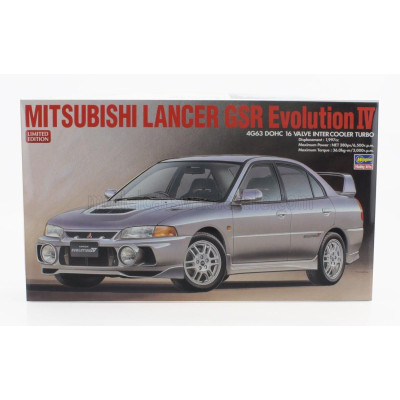 HASEGAWA MITSUBISHI LANCER GSR EVOLUTION IV TURBO 1999 1/24