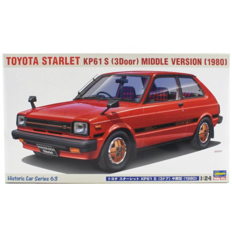 HASEGAWA TOYOTA STARLET (KP61 S) MIDDLE VERSION 1980 1/24