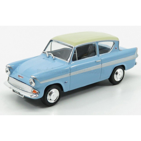 HONGWELL FORD ENGLAND ANGLIA MKI 1959 - LIGHT BLUE CREAM 1/43