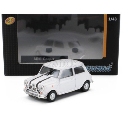 HONGWELL AUSTIN SET 3X MINI COOPER S 1275 MKI 1967 - THE ITALIAN JOB - RED WHITE BLUE 1/43