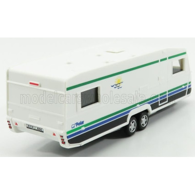HONGWELL TRAILER BIG POLAR CARAVAN ROULOTTE 2005 - WHITE 1/43