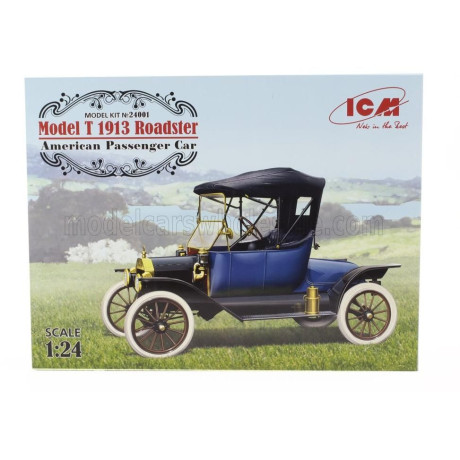 ICM MODEL FORD USA MODEL T ROADSTER CLOSED 1913 1/24