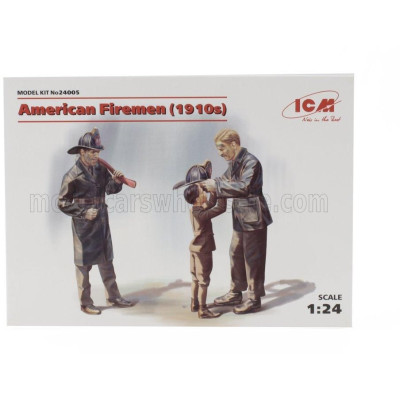 ICM MODEL FIGURES AMERICAN FIREMAN - VIGILI DEL FUOCO 1/24