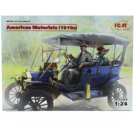 ICM MODEL FIGURES AMERICAN MOTORISTS 1/24
