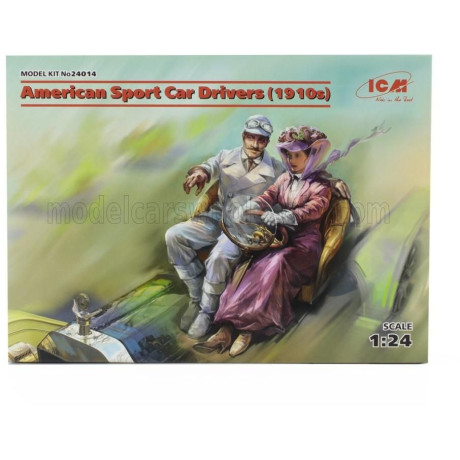 ICM MODEL FIGURES AMERICAN SPORT CAR DRIVERS 1/24