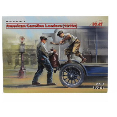 ICM MODEL FIGURES AMERICAN GASOLINE LOADERS 1/24