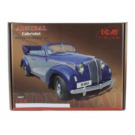 ICM MODEL OPEL ADMIRAL CABRIOLET 1938 1/24