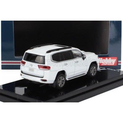 IGNITION MODEL TOYOTA LAND CRUISER (JA300W) ZX 2023 - BLACK RED INTERIOR - WHITE PEARL MET 1/64