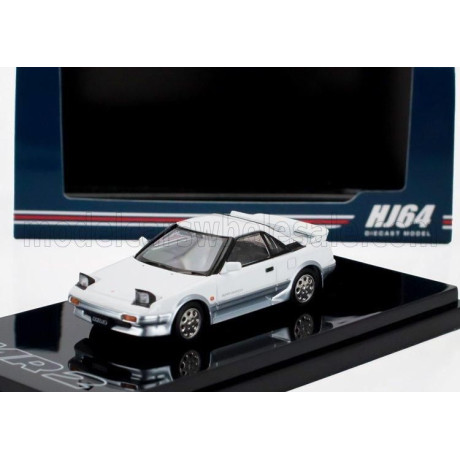 IGNITION MODEL TOYOTA MR2 1600G SUPER CHARGER 1986 - WHITE SILVER 1/64